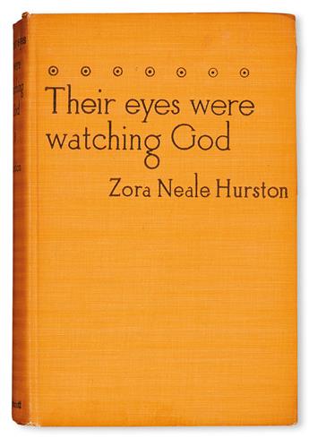 (LITERATURE AND POETRY.) HURSTON, ZORA NEALE. Their Eyes Were Watching God.